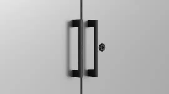Lacasse - Mobilier de rangement en métal - Mobilier de rangement en métal / Poignée Z / Gris anthracite