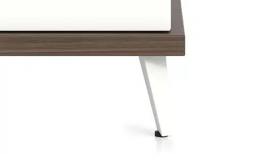 Lacasse - Stad - W White metal leg