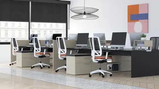 United Chair - Radiance - Radiance / RA13-E2-MRD-CF0023-SYN-P-WAB-HDW-W3D8 / Management  Chair