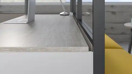 Lacasse - Paradigm Systèmes à panneaux - Paradigm / Chute pour filage à l'arrière d'une surface de travail