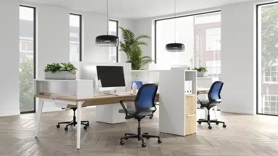 United Chair - Rackup - Rackup / RK13-E3-MUO-ME005-ST-P-NB-HDW-FA / Light Task Chair