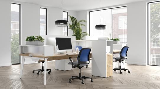 United Chair - Rackup - Rackup / RK13-E3-MUO-ME005-ST-P-NB-HDW-FA / Chaise fonctionnel