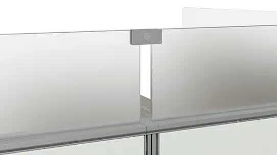 Lacasse - Paradigm Systèmes à panneaux - Paradigm / Quincaillerie d’alignement pour écrans d’intimité en verre / KPFG-ALIGN-S