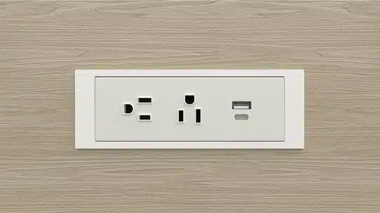 Lacasse - Quorum Multiconference - QUORUM Multiconference / Modules électriques - Prises électriques 15 ampères / Prise USB-A+C 18W