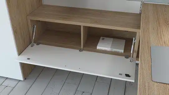 Lacasse - Paradigm Systèmes à panneaux - Paradigm / Unité de rangement avec porte rabattable vers le bas