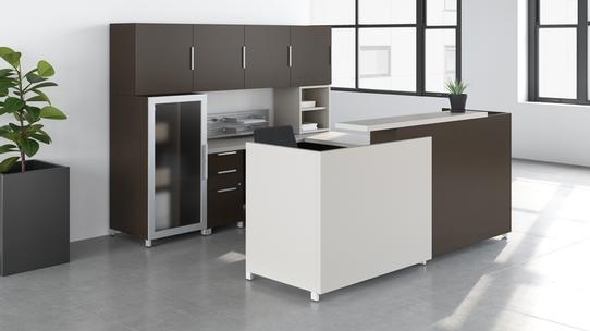 Lacasse - Mobilier de réception - ReceptionFurniture_Quad-PlanXX_WGR-DCH
