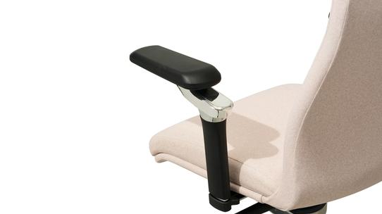 United Chair - Tocco - Executive 6D - R6D8 Uréthane noir avec accents chromés