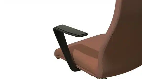 United Chair - Tocco - Z-shape Wide Armrest – ZA Black Aluminum