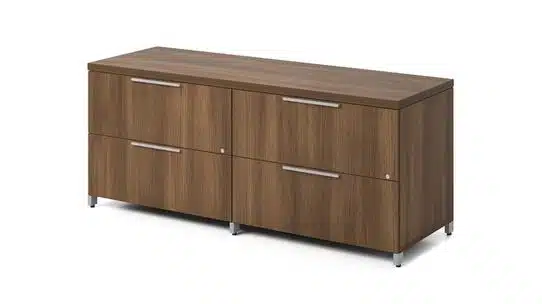 Lacasse - Quad - Quad / Q5NS-LF2472LF / HZN / Crédence avec classeur latéral