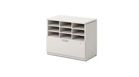 Lacasse - Mobilier de réception - Mobilier réception / Morpheo / M1NAS-2436DVLF / SNO / Classeur avec pigenniers